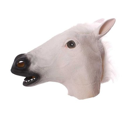 Halloween Horse Head Mask Animal Mask Masquerade Party Costume Funny Crazy Mask