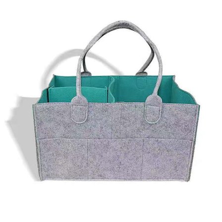 Filtkorg för babyförvaring, hopfällbar blöjorganisator, present till barnkammaren