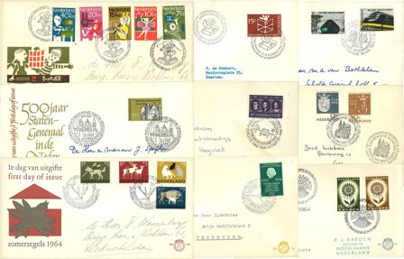 Holland 1964 - FDC årgang