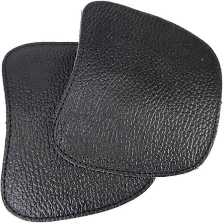 1 Par Läderskydd Stövlar Cover Svart