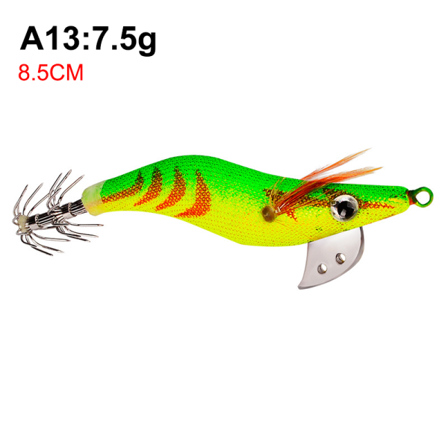 Räkor Squid Hook Simulering Set Av Squid Road Sub-bait Fishin