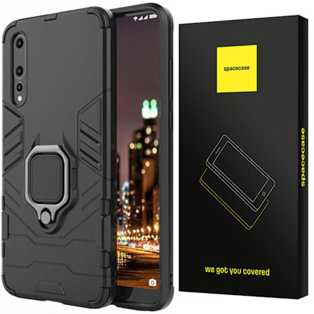 Spacecase Case Cover Till Huawei P20 Pro X-Ring Black