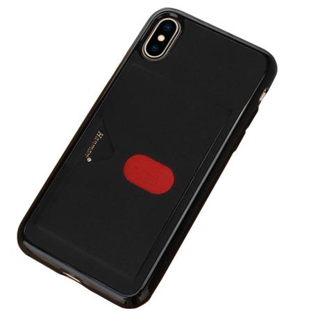 Tyylikäs suojakuori (HANMAN) - iPhone XR Svart