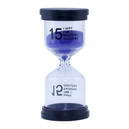 Timeglas Timer Børste Tænder Ur LILLA-15MIN Purple-15min