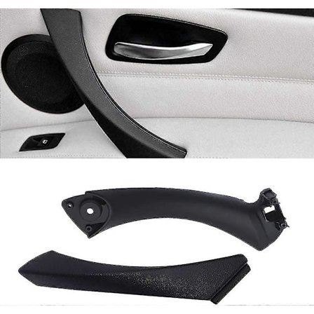 Kompatibel med 3 Serie E90/e91/e92/e93 Dørhåndtag, Højre Passagerdørs Trækhåndtag + Ydre Dæksel (kompatibel med 3 Serie E90/e91 323 325 328 330