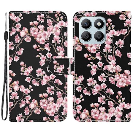 For Honor X8b 4G -puhelimen suojakuori, kuvioitu lompakkomallinen nahkakansi