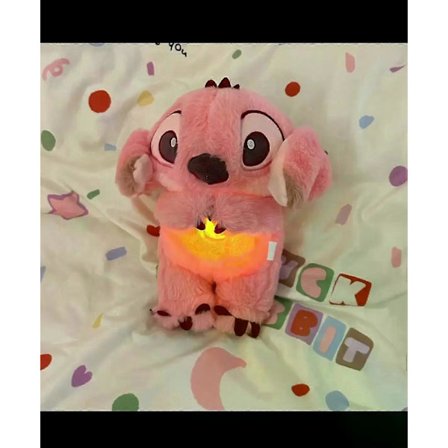 Stitch Pustende Plysjbjørn Beroligende Søvn Lekekamerat Otter Leke For Barn_Spesialtilbud