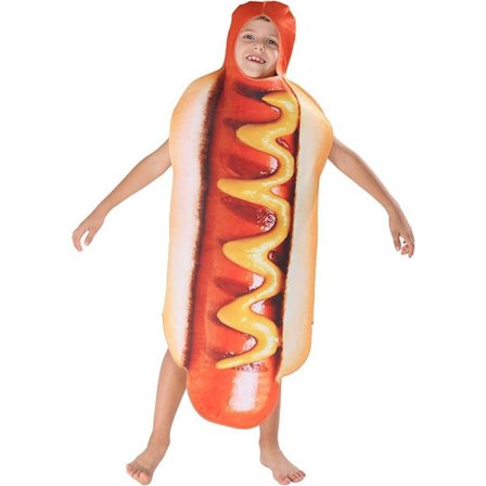 Halloween kostumefest sjovt hotdog kostume voksen familie fest sjovt kostume sceneoptræden