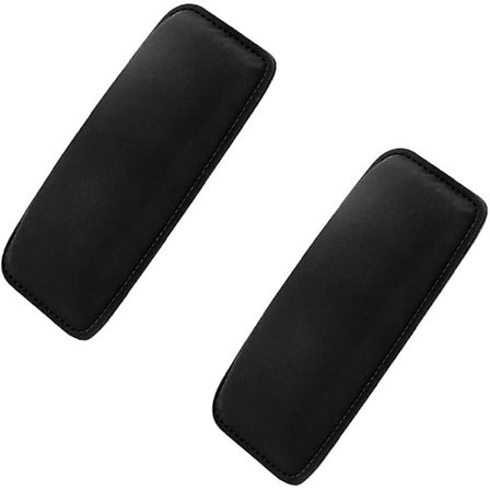 2 STK Bildørsarmlæn, Bil Armlæns Pude, Sidekonsol Knæstøtte Pude, Universelt Biltilbehør (Sort)