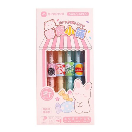 6st Kulspetspenna Gel Pen Sign Pen