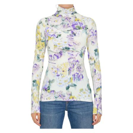 Off White, Topwear Owad 194F22Jer 001 Wit, Dames, Maat:S,stretch