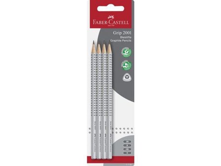 FABER-CASTELL Blyanter FABER-CASTELL GRIP 2001 4/pk.