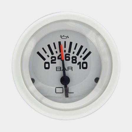 Oljetrycksmät 10bar W Domed