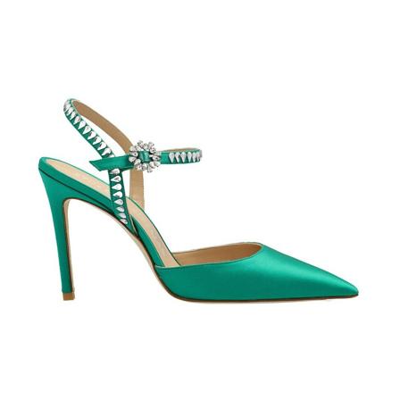 Stuart Weitzman Pumps grön, Dam, Dam, Storlek: 38 1/2 EU