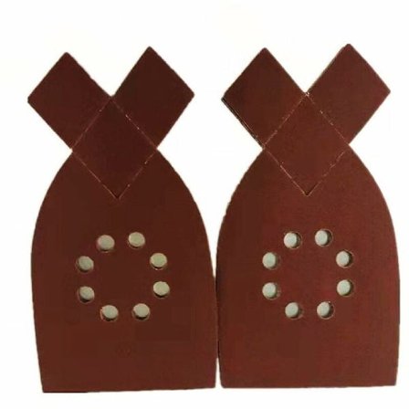 Pakke med 50 ark sandpapir til Black & Decker KA220G KA230 Mus sandpapir korn 40,60,80,100,120