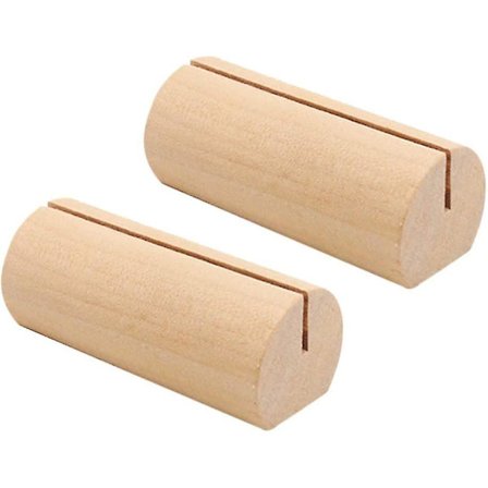 Antikt Træbordnummerholder Kort Holder Fotoholder Velegnet