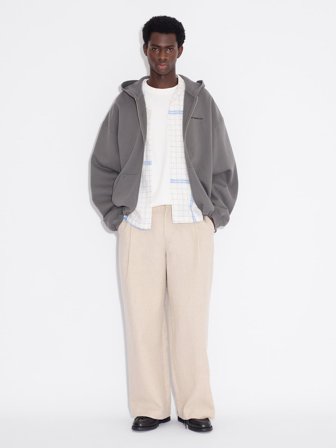 Holzweiler Alex One Pleat Trousers - Ecru - Men's - 52