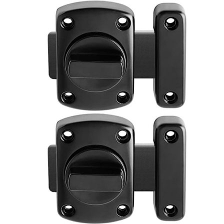 Lås Badeskap Vindusdør Lås Svingbar Hasp Sikkerhetslås, Sølv