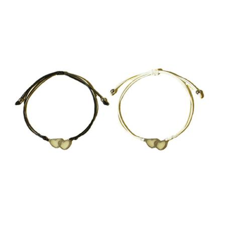 Luminous Heart Par Armband 2-pack Flerfärgad