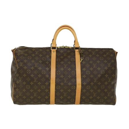 Louis Vuitton Vintage Pre -owned Keepall Bandouliere 55 Brun, Dame Vintage Tasker, Størrelse: ONE Size