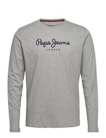 Eggo Long N T-shirts Long-sleeved Grå Pepe Jeans London