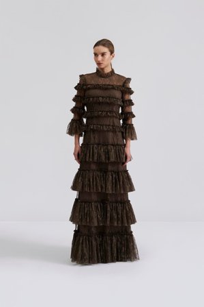 Malina - Carmine maxikleid - XL - Chocolate