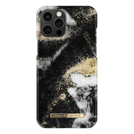 iDeal Of Sweden iPhone 12 Pro Max skal - Black Galaxy Marble Black