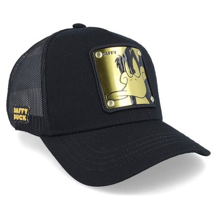Capslab - Noir trucker Casquette - Looney Tunes Daffy Duck Black Trucker @ Hatstore
