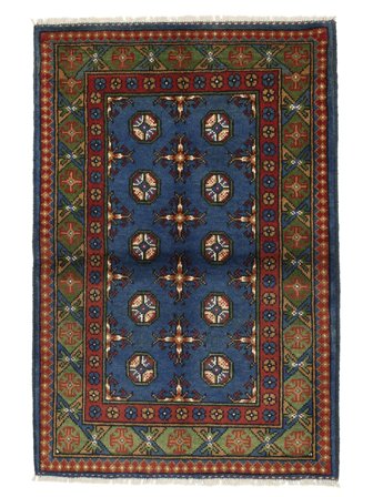 Medaille Klein Afghan Fine Vloerkleed 80X119 Wol