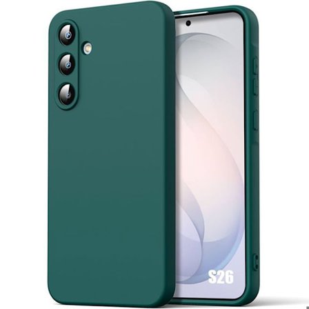 Silicone Cover - BOOLING - til Samsung Galaxy S26 - Ultra Tynd Stødabsorberende Beskyttelse - Nat Grøn