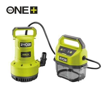 Ryobi RY18SPA-0 Pump utan batteri och laddare, Vatten