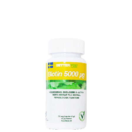 Better You Biotin 5000 100 kapsler