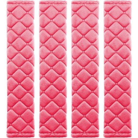 2-pak ægte fåreskind sædebelte stropdæksler til bil, lastbil