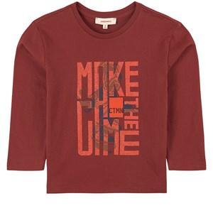 Catimini Burgundy Graphic T-shirt 8 Years - Tops - 8 years - Orange