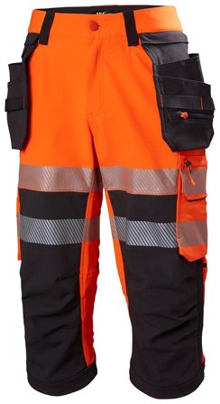 Helly Hansen Workwear ICU BRZ 77502-269 Arbeidsbukse piratbukse, varsel Hi-Vis oransje, Klær
