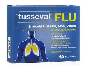 Tusseval Flu 12 Bustine Solubili