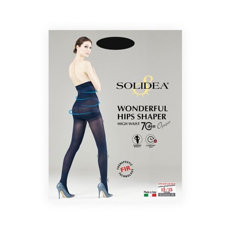 Solidea Collant Wonderful Vita Alta Hips Shaper 70 Denari Opaco