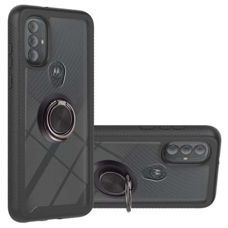 Motorola Moto G Power (2022) Armor skal med Finger Ring och meta Svart