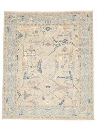 Classic Afghan Fine Rug Hand Knotted 250X297 Yellow/Orange Afghanistan