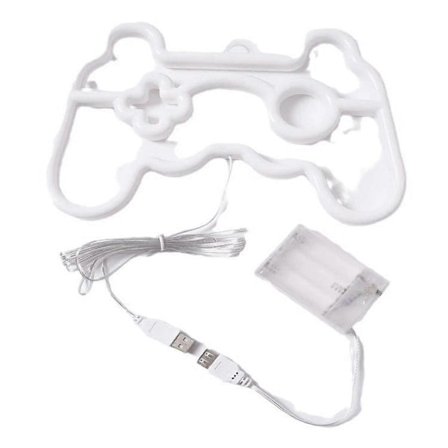 Neon Skylt Spelkontroll Neon Skylt Led Neonljus USB-driven för Väggdekor Sovrum Bankett Pub Spel Ro