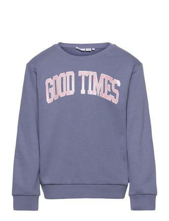 Nkfbroble Ls Sweat Loose Unb Box Sweatshirt Trøje Lilla Name It