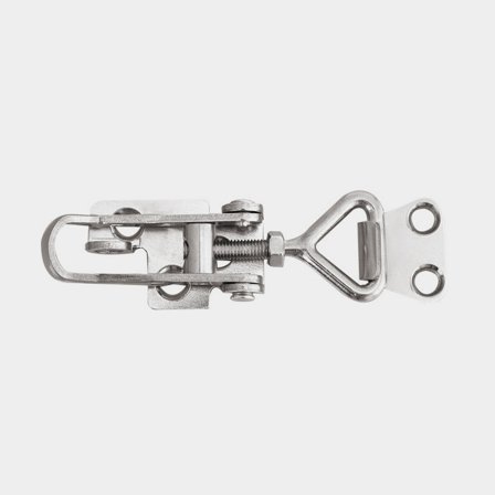 Cierre excéntrico 1852-Marine, 76 mm x 26 mm, con herraje de tapa, acero inoxidable