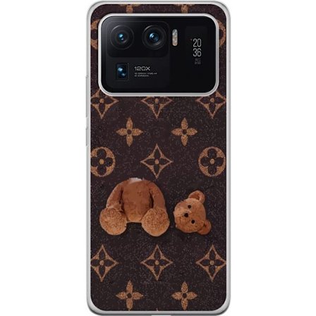 Yhteensopiva Puhelinkuori Xiaomi Xiaomi Mi 11 Ultra Graafinen monogrammikuvio, jossa taiteellisesti muotoiltu nalle