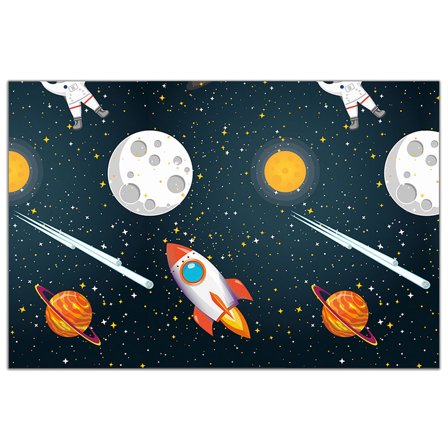 Muovipöytäliina Space Rocket