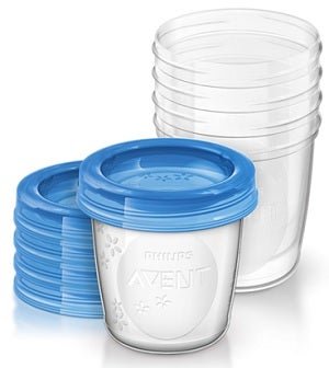 Avent Vasetti Via Coperchio 180ml 5 Pezzi