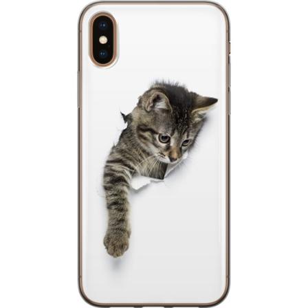 Apple iPhone X Kuori / Matkapuhelimen kuori - Kissa
