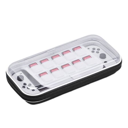 Case för OLED-förvaringsväska Case Transparenta skal Förvaringsbox Speltillbehör Slitstark