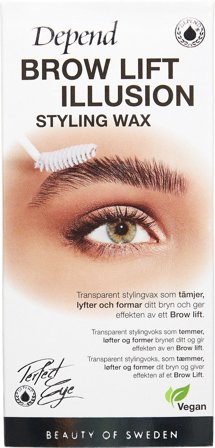 Depend Perfect Eye Brow Lift Illusion Styling Wax Transparent, Makeup, Øjne, Øjenbryn