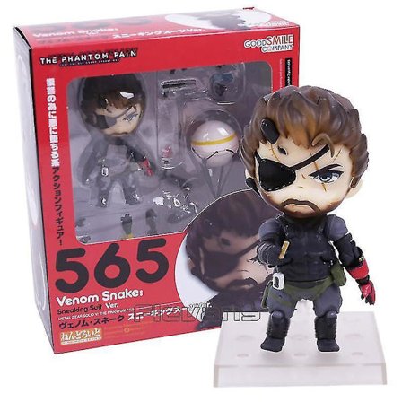565 Metal Gear Solid V The Phantom Venom Snake Sneaking Suit Ver. Q Version Action Figure Collectible Model Toy
