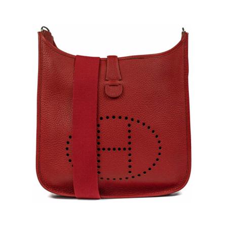 Hermès Vintage, Pre-owned Shoulder Bags Rood, Dames, Maat:ONE Size,suede